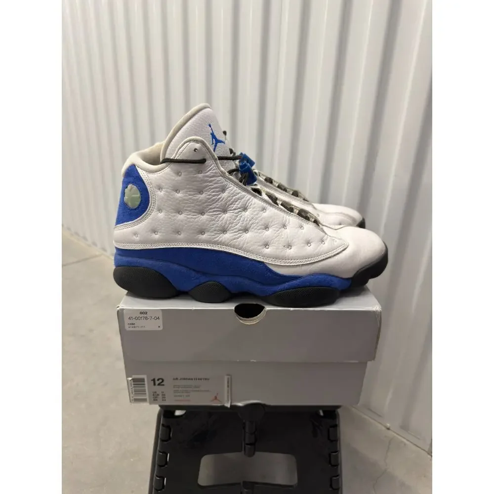 Nike Air Jordan 13 Hyper Royal White 2018 Size 12 Men's - 414571-117